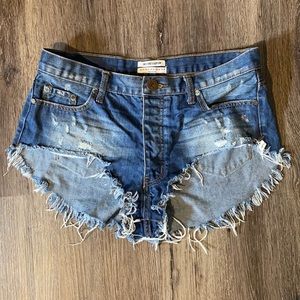 One Teaspoon denim shorts, “rollers”, 28